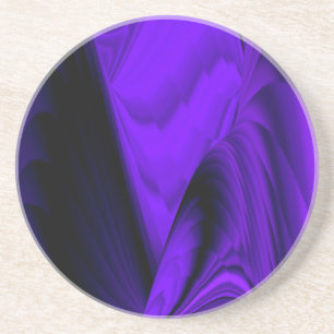 Purple Flower Rainbow Dreams Coaster