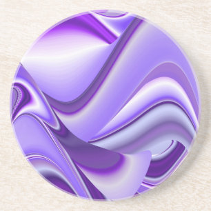 Purple Flower Rainbow Dreams Coaster