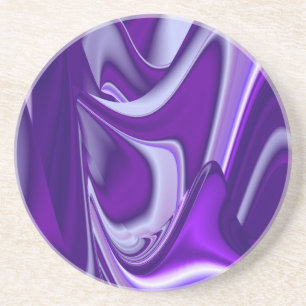 Purple Flower Rainbow Dreams Coaster