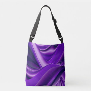 Purple Flower Rainbow Dreams Crossbody Bag