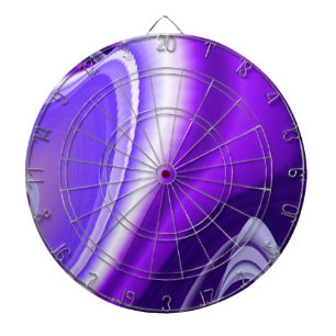 Purple Flower Rainbow Dreams Dartboard