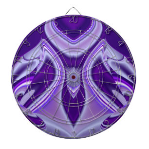 Purple Flower Rainbow Dreams Dartboard