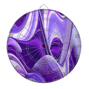 Purple Flower Rainbow Dreams Dartboard