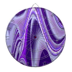 Purple Flower Rainbow Dreams Dartboard