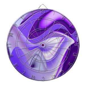 Purple Flower Rainbow Dreams Dartboard