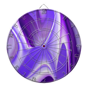 Purple Flower Rainbow Dreams Dartboard