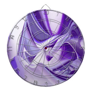 Purple Flower Rainbow Dreams Dartboard