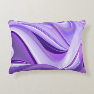 Purple Flower Rainbow Dreams Decorative Cushion