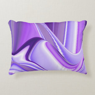 Purple Flower Rainbow Dreams Decorative Cushion