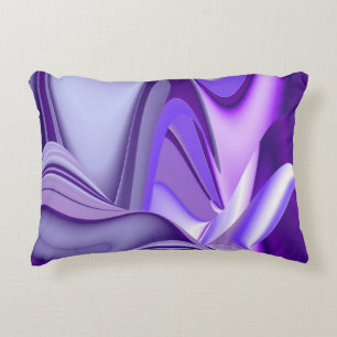 Purple Flower Rainbow Dreams Decorative Cushion