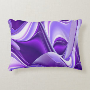 Purple Flower Rainbow Dreams Decorative Cushion