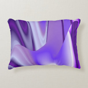 Purple Flower Rainbow Dreams Decorative Cushion