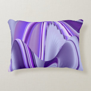 Purple Flower Rainbow Dreams Decorative Cushion