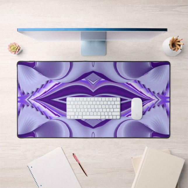 Purple Flower Rainbow Dreams Desk Mat (Office 1)