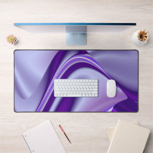 Purple Flower Rainbow Dreams Desk Mat