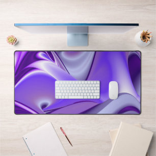 Purple Flower Rainbow Dreams Desk Mat