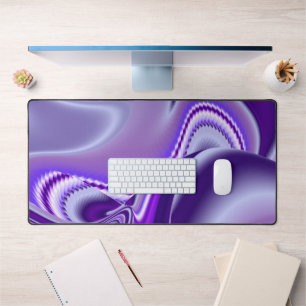 Purple Flower Rainbow Dreams Desk Mat