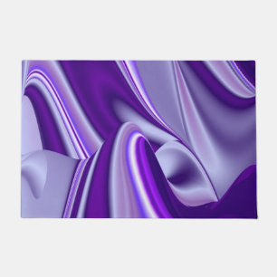 Purple Flower Rainbow Dreams Doormat