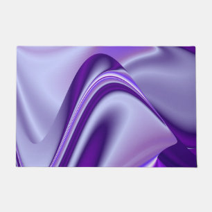 Purple Flower Rainbow Dreams Doormat