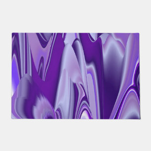 Purple Flower Rainbow Dreams Doormat