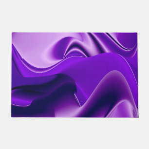Purple Flower Rainbow Dreams Doormat