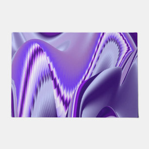 Purple Flower Rainbow Dreams Doormat