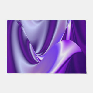 Purple Flower Rainbow Dreams Doormat