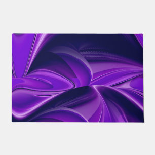 Purple Flower Rainbow Dreams Doormat