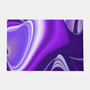 Purple Flower Rainbow Dreams Doormat
