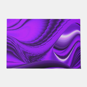 Purple Flower Rainbow Dreams Doormat