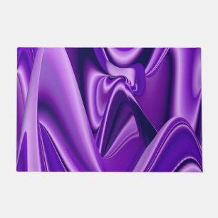 Purple Flower Rainbow Dreams Doormat