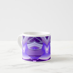 Purple Flower Rainbow Dreams Espresso Cup