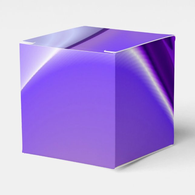 Purple Flower Rainbow Dreams Favour Box (Front Side)