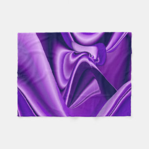 Purple Flower Rainbow Dreams Fleece Blanket