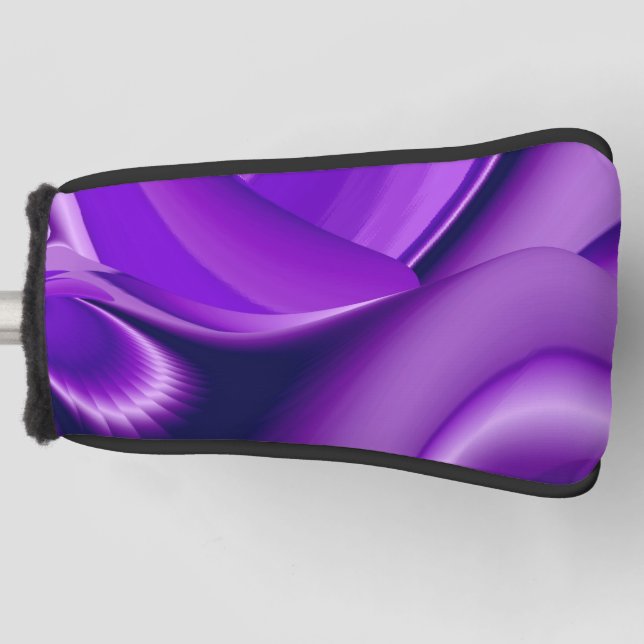 Purple Flower Rainbow Dreams Golf Head Cover (Front)