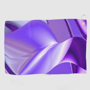 Purple Flower Rainbow Dreams Golf Towel