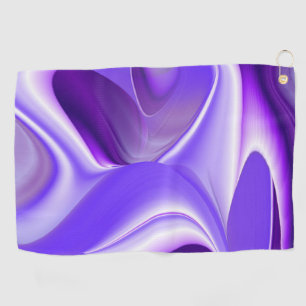 Purple Flower Rainbow Dreams Golf Towel