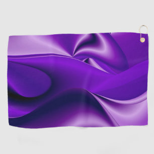 Purple Flower Rainbow Dreams Golf Towel