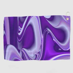 Purple Flower Rainbow Dreams Golf Towel