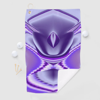 Purple Flower Rainbow Dreams Golf Towel