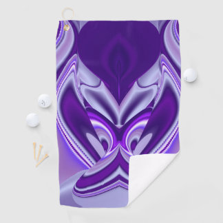 Purple Flower Rainbow Dreams Golf Towel