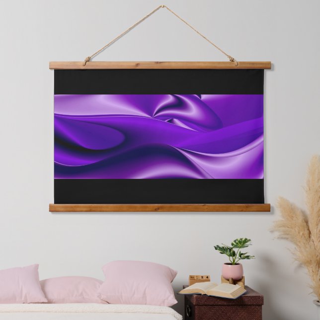 Purple Flower Rainbow Dreams Hanging Tapestry (Bedroom)