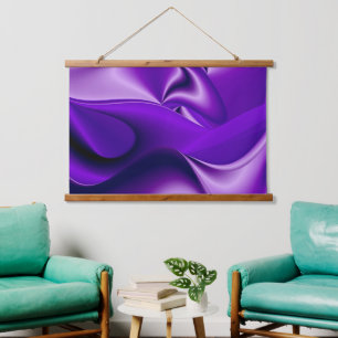 Purple Flower Rainbow Dreams Hanging Tapestry