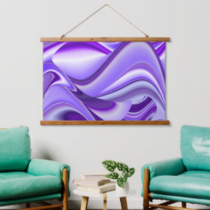 Purple Flower Rainbow Dreams Hanging Tapestry