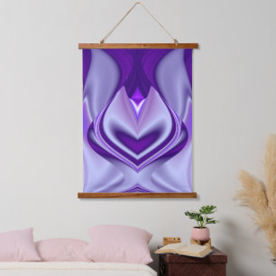 Purple Flower Rainbow Dreams Hanging Tapestry