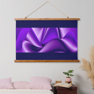 Purple Flower Rainbow Dreams Hanging Tapestry