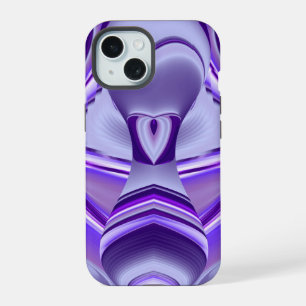 Purple Flower Rainbow Dreams iPhone 15 Case