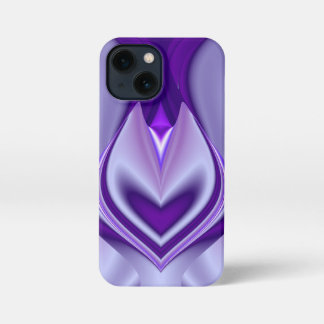 Purple Flower Rainbow Dreams iPhone 13 Mini Case