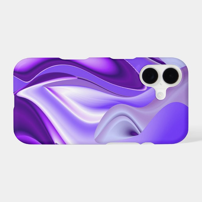 Purple Flower Rainbow Dreams iPhone Case (Back Horizontal)