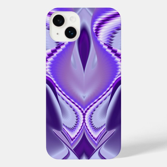 Purple Flower Rainbow Dreams iPhone Case (Back)